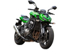 Silver Stallion slip on performance exhaust for Kawasaki Z1000 silver black matte brushed