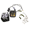 HJG 4X4 Original Devil Eye (3 in 1) Fog Light 120W (Red + White + Yellow) 4 LED Laser Spotlight For Bike/Car/Thar/Jeep (Pair)