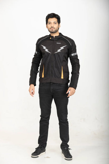 Lone Ranger Bandit orange riding jacket
