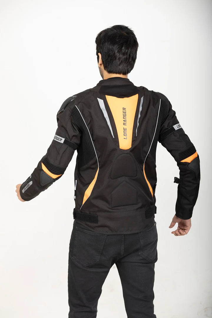 Lone Ranger Bandit orange riding jacket
