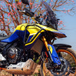 Legundary Custom Adrinex Crash Guard for Suzuki V-Strom 800DE Black Mild Steel Engine Protection Bar