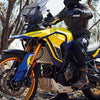 Legundary Custom Adrinex Crash Guard for Suzuki V-Strom 800DE Black Mild Steel Engine Protection Bar