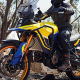 Legundary Custom Adrinex Crash Guard for Suzuki V-Strom 800DE Black Mild Steel Engine Protection Bar