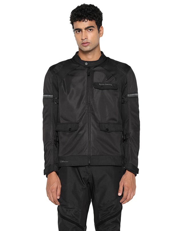 Royal Enfield Windfarer V3 Black Olive Class A riding jacket
