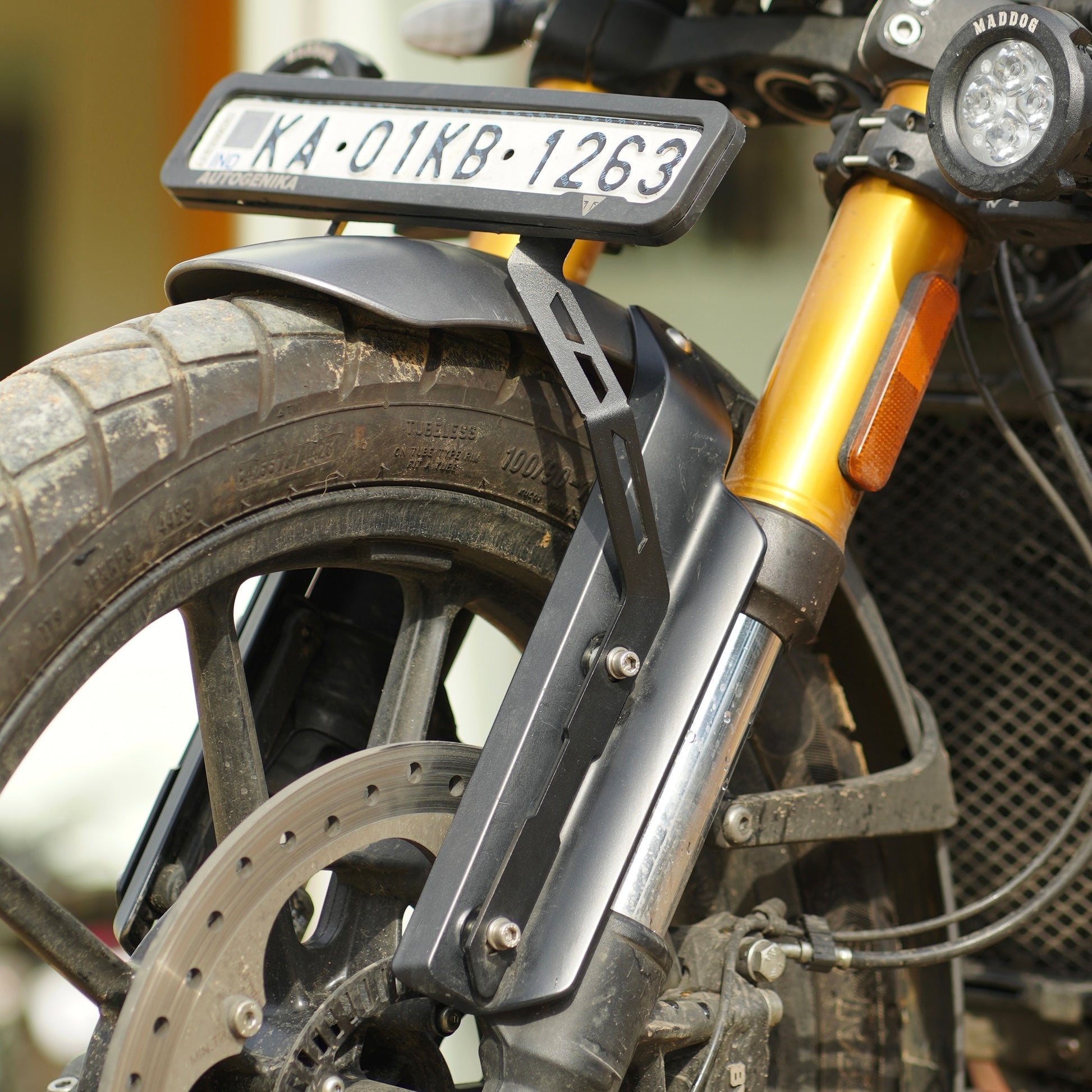 Moto Torque number plate holder for Triumph Scrambler 400X premium tail tidy accessory
