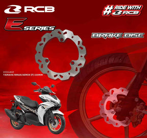RCB E-Series 230mm silver floating brake disc 01D0480Z for Aerox 155