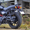Auto Engina Top Rack for Royal Enfield Hunter 350 19mm Mild Steel 12kg Gloss Black