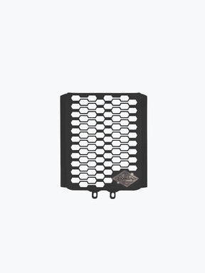 Legendary Custom Interceptor 650 radiator grill black mild steel radiator guard