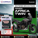 CRANK1 CB471 sintered rear brake pads for Honda Africa Twin 2016-2019 rear brake pads