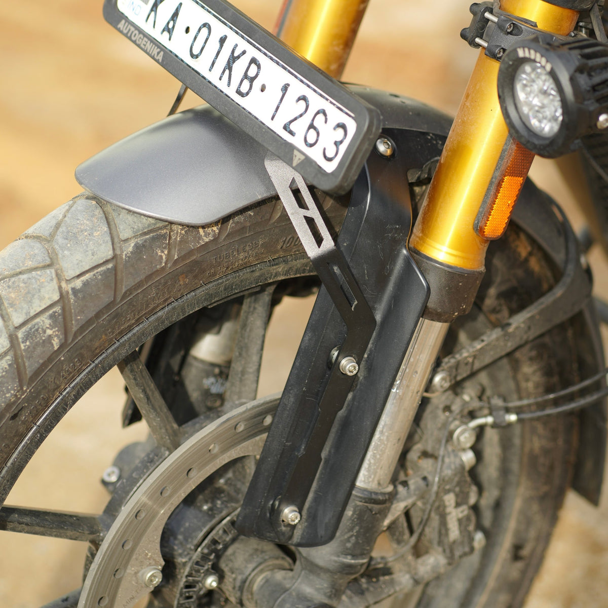 Moto Torque number plate holder for Triumph Scrambler 400X premium tail tidy accessory