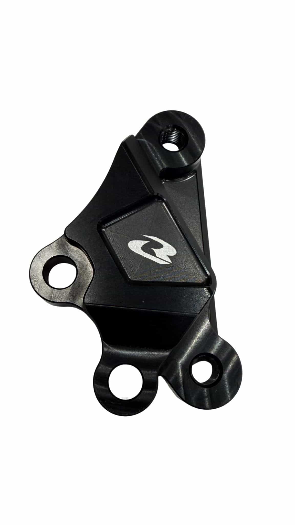 RCB R1 Series black CNC aluminium caliper bracket 01CB038B for Yamaha R15M and MT-15 V2