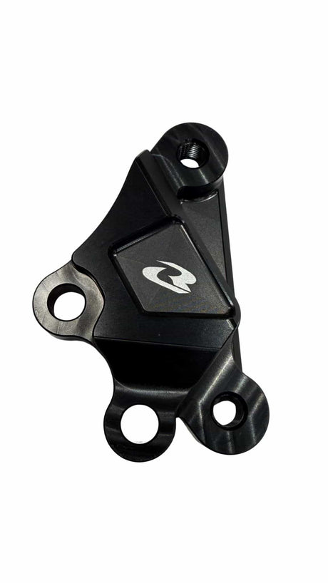 RCB R1 Series black CNC aluminium caliper bracket 01CB038B for Yamaha R15M and MT-15 V2