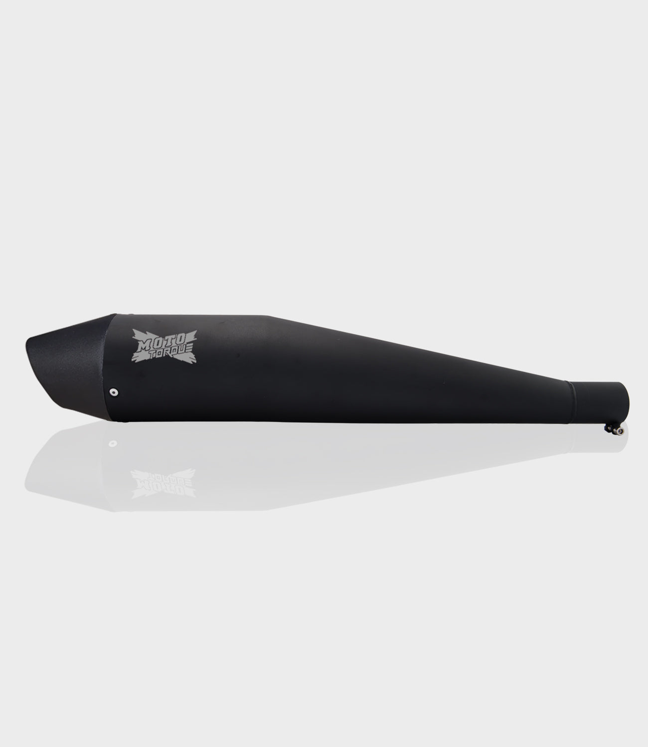 Moto Torque Dolphin Black Performance Exhaust for Royal Enfield