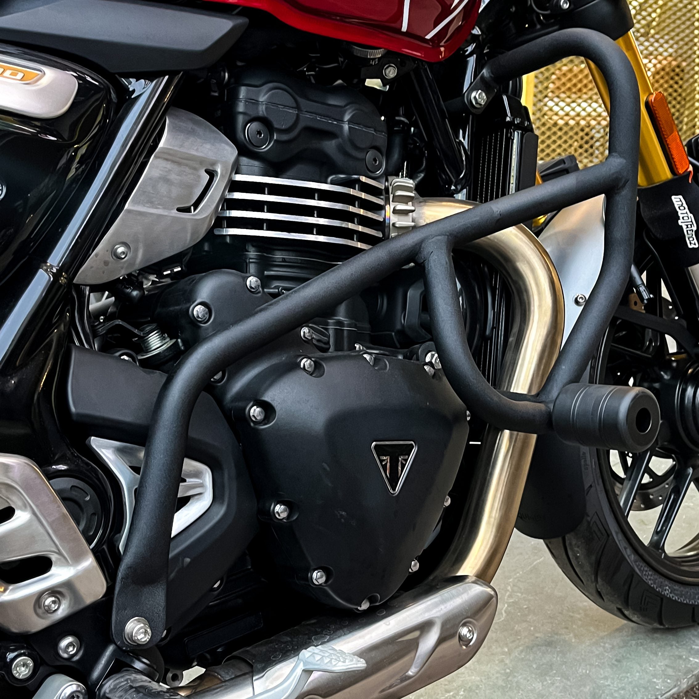 Hyperrider Triumph Speed 400 Scrambler 400 X Crash Guard Type 2 with Delrin Slider