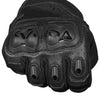 KORDA Hybrid Motorcycle Riding Gloves with D3O Protection, Hard Knuckle Guards & TouchTip Technology