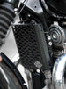 Legendary Custom Interceptor 650 radiator grill black mild steel radiator guard