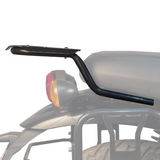 Auto Engina Top Rack for Royal Enfield Hunter 350 19mm Mild Steel 12kg Gloss Black