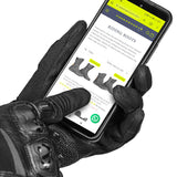 KORDA Hybrid Motorcycle Riding Gloves with D3O Protection, Hard Knuckle Guards & TouchTip Technology
