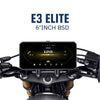 LBC Moto E3 Elite 6.25 inch motorcycle navigation system with Apple CarPlay Android Auto 2K display dual DVR TPMS GPS blind spot detection