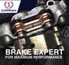 CRANK1 CB692 sintered front brake pads for Hyosung GT650R (2009-2015) high-performance motorcycle braking upgrade.
