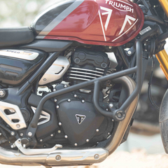 Hyperrider Triumph Speed 400 Scrambler 400 X Crash Guard Type 2 with Delrin Slider