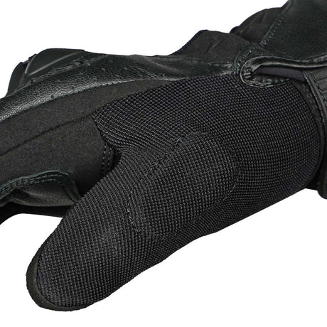 KORDA Hybrid Motorcycle Riding Gloves with D3O Protection, Hard Knuckle Guards & TouchTip Technology