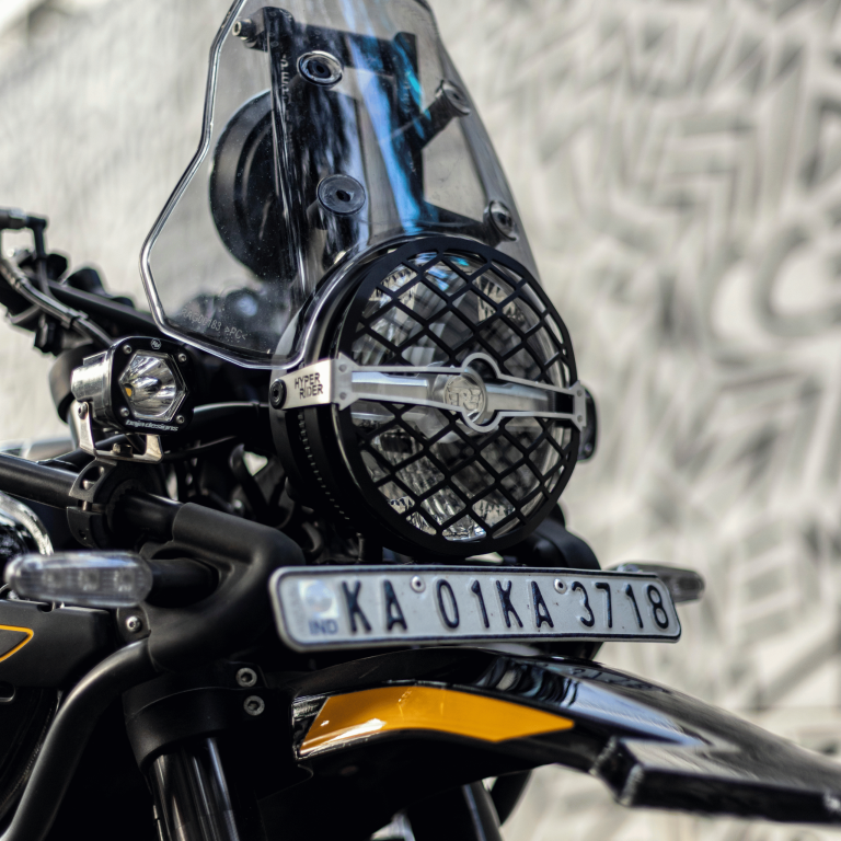 Hyperrider Black Headlight Grill for Royal Enfield Himalayan 450