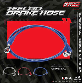RCB 950mm blue Teflon braided motorcycle brake hose 01BH004