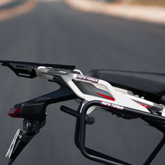 Moto Torque Back Carrier White for TVS Apache RTX 300