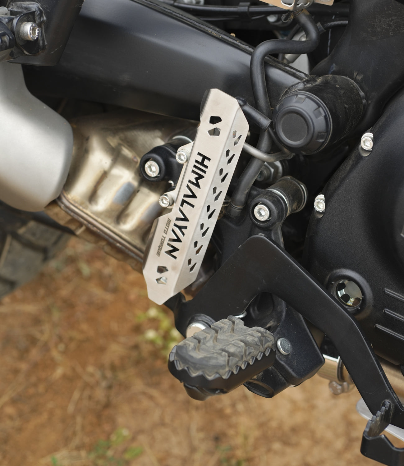 Moto Torque Rear Master Cylinder Guard SS for Royal Enfield Himalayan 450