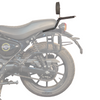 Auto Engina Top Rack with Backrest for Royal Enfield Hunter 350 19mm Mild Steel 12kg Gloss Black
