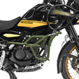 Mototorque Panther crash guard green Royal Enfield Himalayan 450 engine protection with sliders