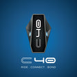 BluArmor C40 Bluetooth helmet intercom with RIDEGRID 2.0 Pro Plus eRIDEGRID 1.2km communication range crash detection and 16 hour battery