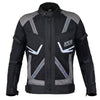 BBG Indy motorcycle riding jacket with CE Level 2 armour in Grey and Neon