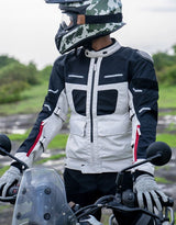 Royal Enfield Crossroader Class A Riding Jacket in Grey