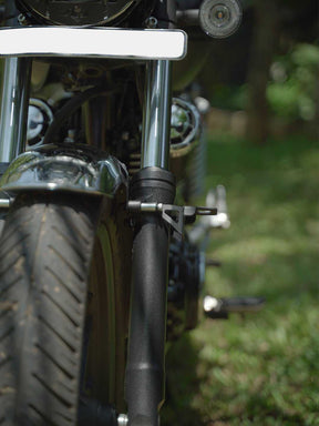 Legundary Custom Honda Hness NYX Foglight Mount Set Mild Steel Black Auxiliary Light Bracket