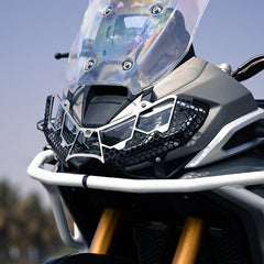 Moto Torque Honeycomb Head Light Grill for TVS Apache RTX 300