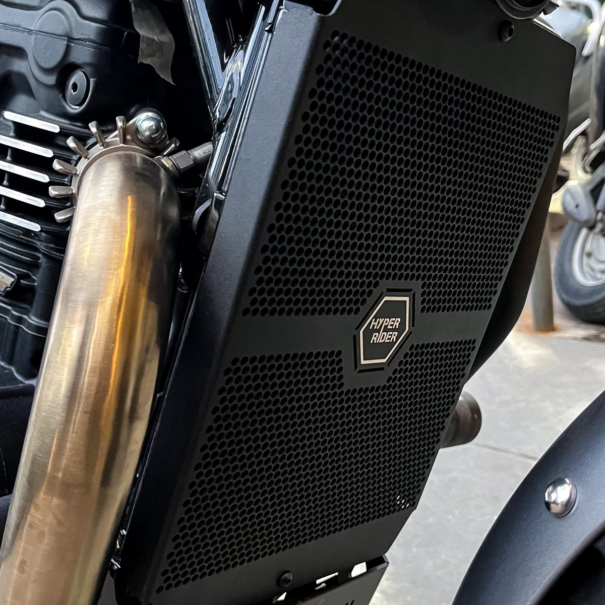 Hyperrider Triumph Speed 400 Honeycomb Radiator Grill Guard