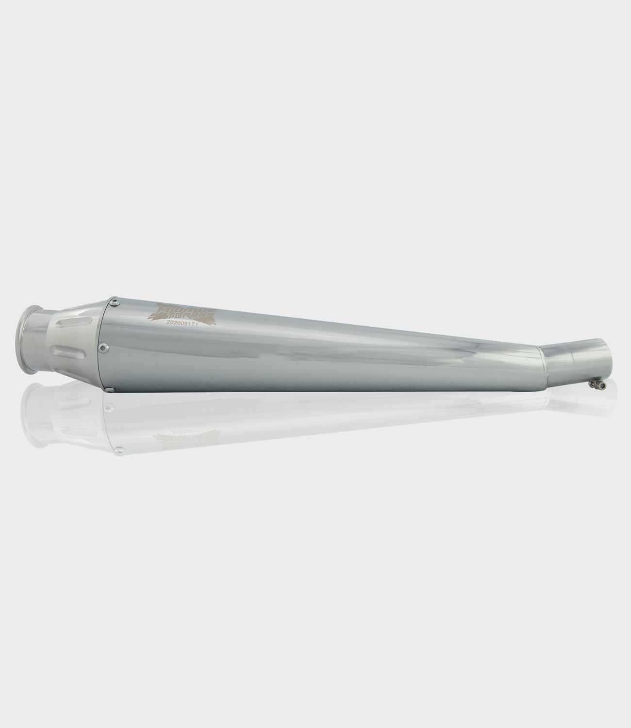 Moto Torque Launcher Chrome Performance Exhaust for Royal Enfield UCE Models
