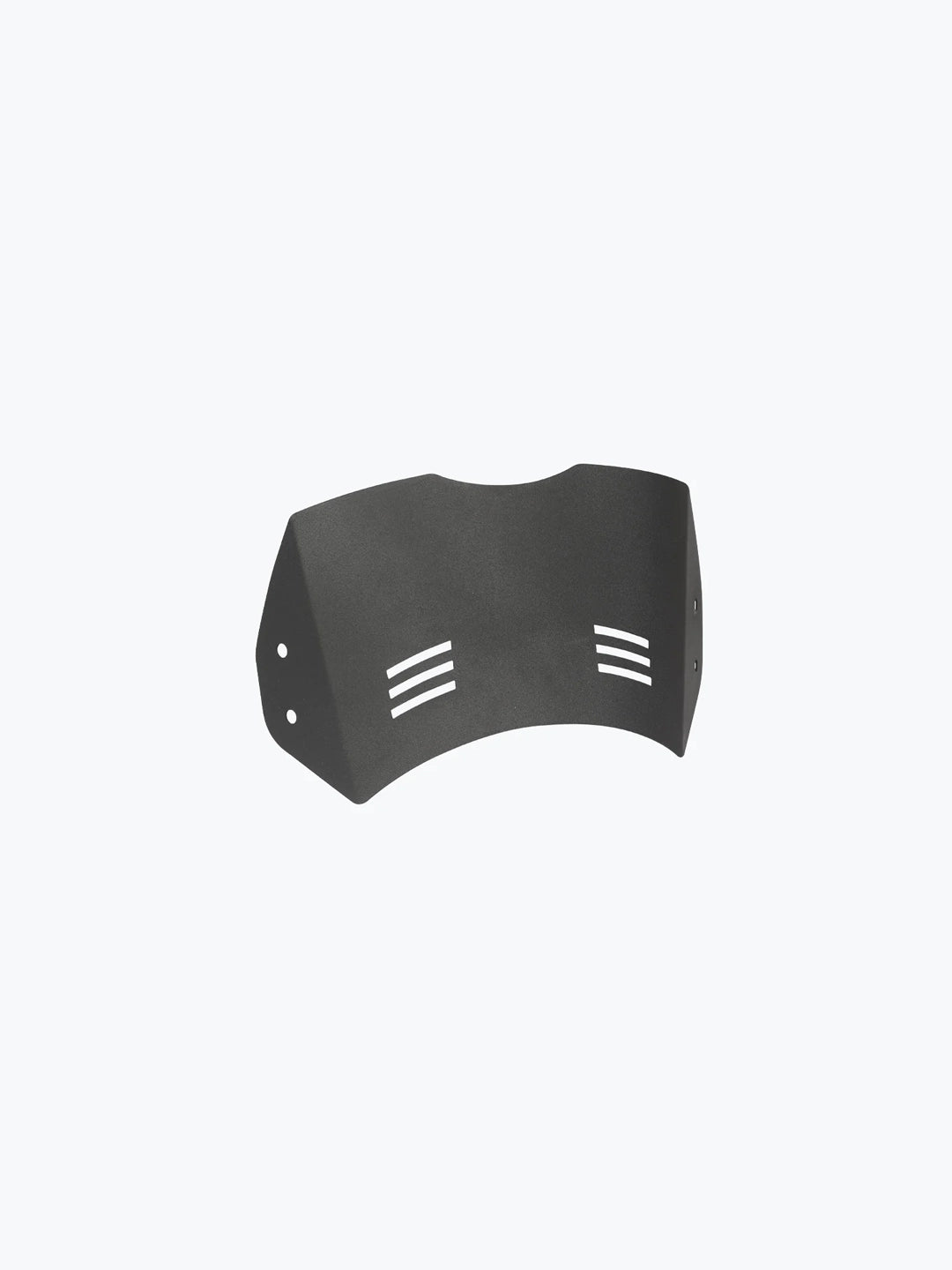 Legundary Custom Aegis metal visor for Royal Enfield Hunter 350 black mild steel headlight protection