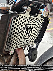 Hyperrider Stainless Steel Radiator Guard for Husqvarna Svartpilen and Vitpilen