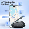EDYELL V1 Motorcycle Bluetooth Helmet Headset with 24 Rider 2KM Intercom and Hi-Fi Helmet Speakers