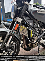 Hyperrider Stainless Steel Radiator Guard for Husqvarna Svartpilen and Vitpilen