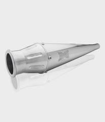 Moto Torque Launcher Chrome Performance Exhaust for Royal Enfield UCE Models