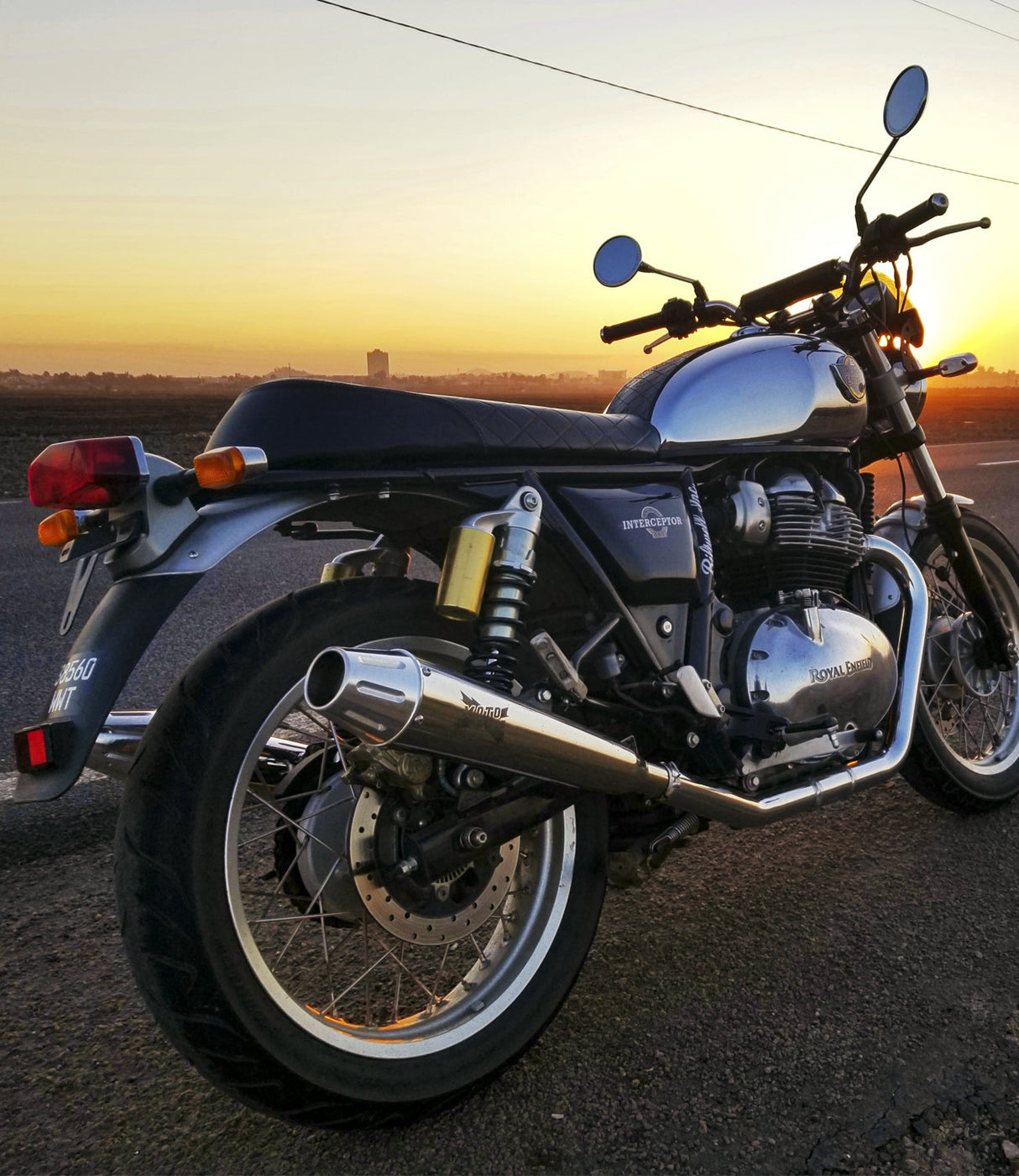 Moto Torque BOLT performance exhaust for Royal Enfield Interceptor 650 and GT 650 pack of 2