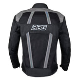 BBG Indy motorcycle riding jacket with CE Level 2 armour in Grey and Neon