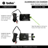 BOBO BM2 aluminium motorcycle phone holder with USB charger bike mobile mount handlebar smartphone holder