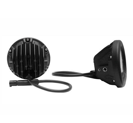 Maddog Alpha Auxiliary LED Lights 9600 Lumens for Motorcycle with 300m Beam and IP67 Waterproof Design