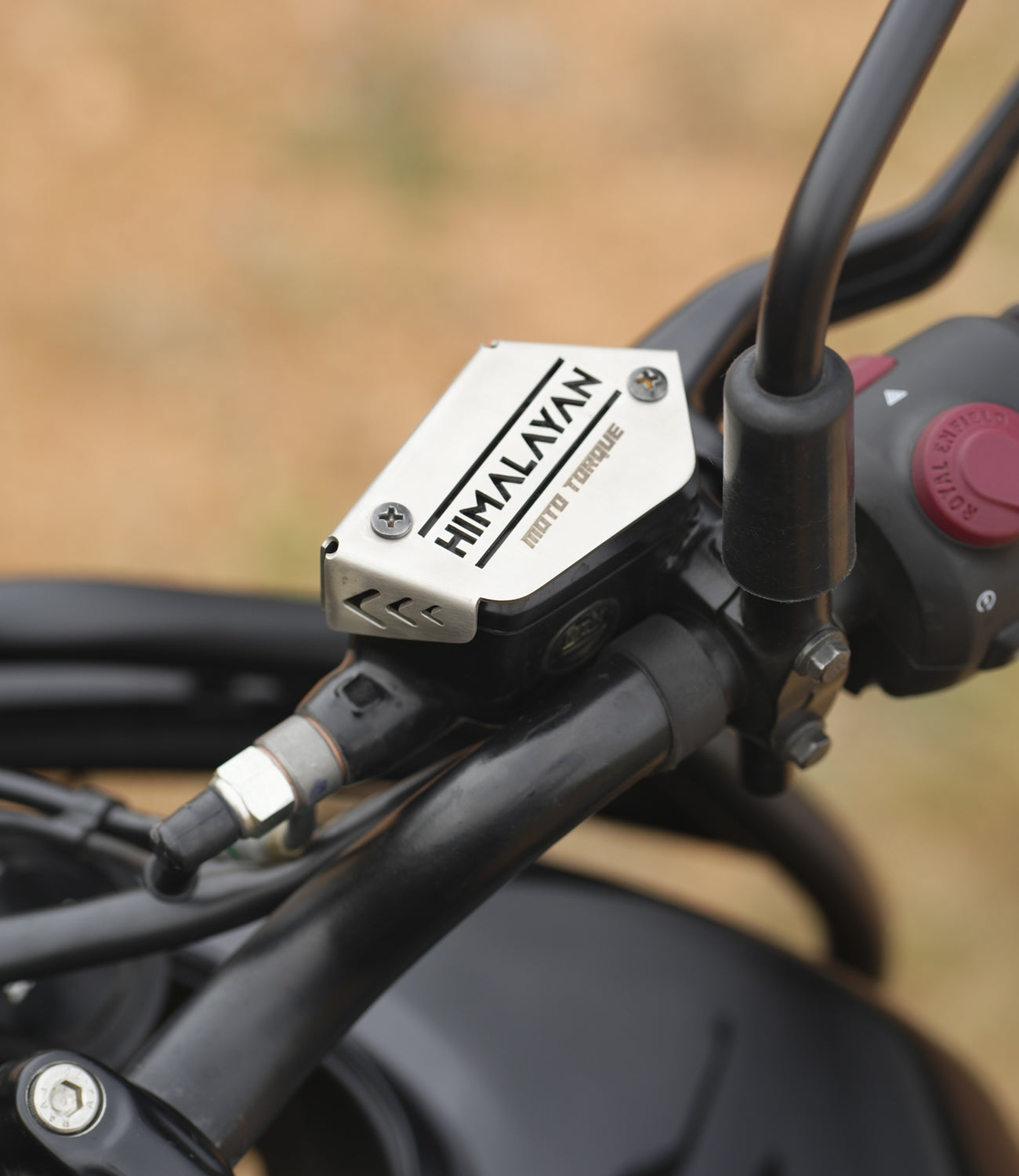Moto Torque Front Master Cylinder Guard SS for Royal Enfield Himalayan 450
