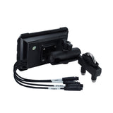 Sash Gears S5 Smart Riding Display with 5 inch touchscreen, wireless Apple CarPlay, Android Auto, dual 1080P cameras, GPS speed display and TPMS